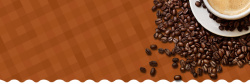 咖啡节棕色温馨咖啡美食咖啡节电商banner高清图片