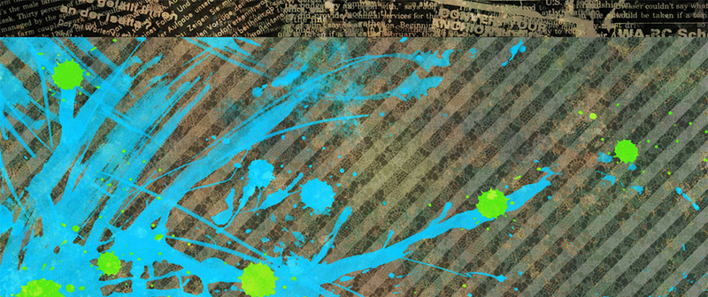 蓝色墨迹背景背景