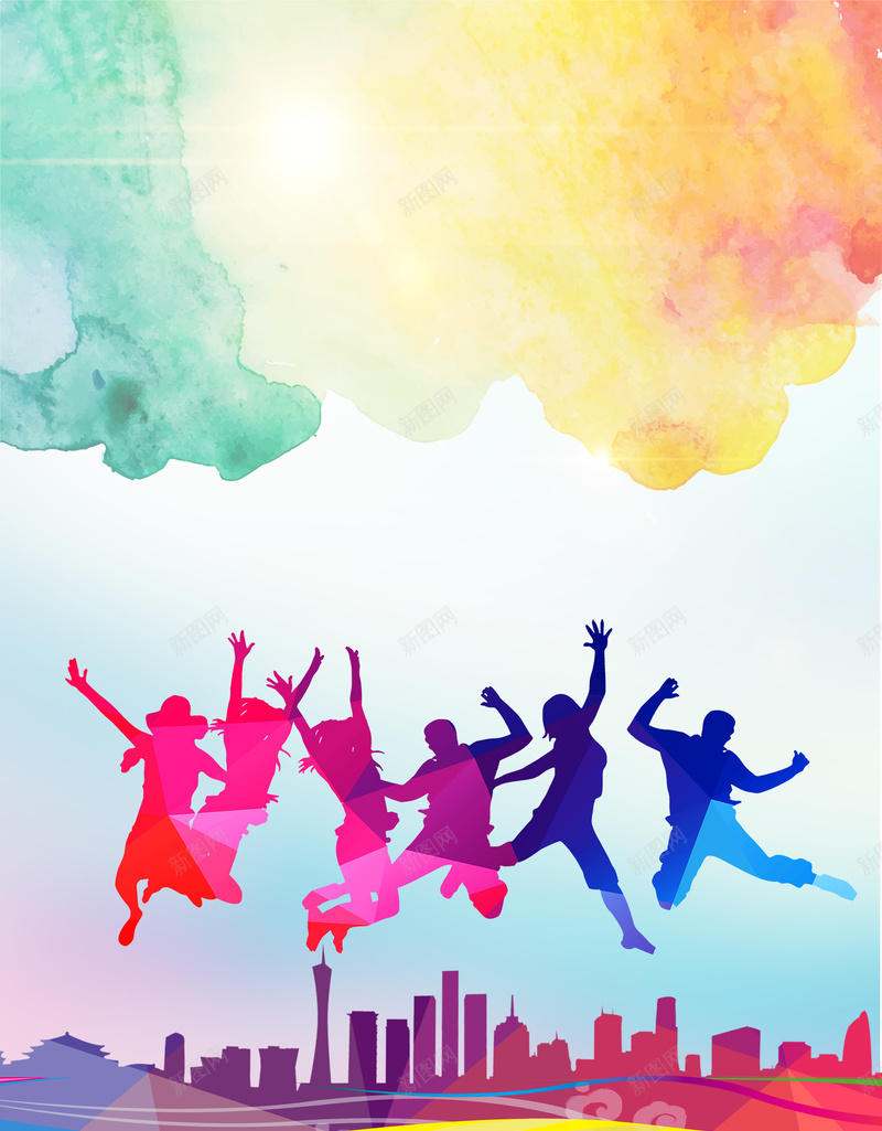 水彩青春正当时毕业季海报设计背景素材psd设计背景_88icon https://88icon.com 正当时 毕业季 人物 水彩 青春 绚丽 彩色 海报 设计 背景 素材
