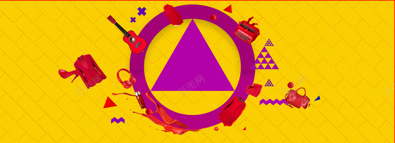 天猫商城促销背景psd设计背景_88icon https://88icon.com 电商 扁平 网页素材 互联网 海报banner 商品 渐变 几何