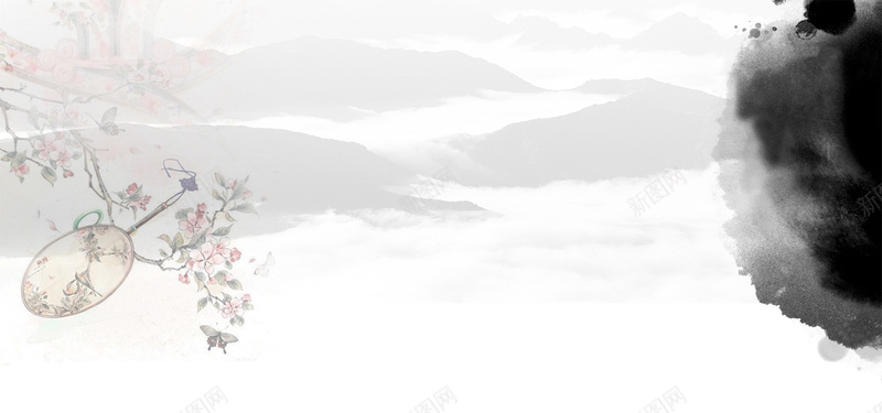 水墨茶道大尺寸banner背景jpg设计背景_88icon https://88icon.com 水墨 茶道 中国风 教育 古风 怀念古人 学术 茶叶 大气 单色调 吟诗作词