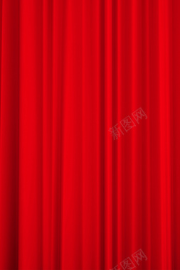 红色幕布背景背景