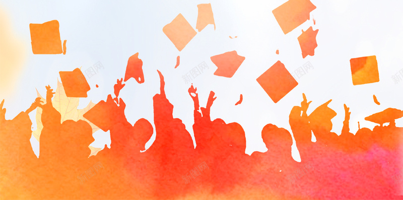 青春毕业季海报之我们毕业啦H5背景psdpsd设计背景_88icon https://88icon.com 我们毕业啦 毕业季 绿叶 阳光 青春 书本 学士帽 渐变 人物剪影 飞鸟 H5 psd下载 h5