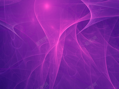紫色飘带线条背景背景
