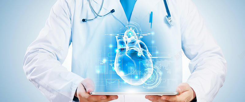 医疗科技心脏图背景