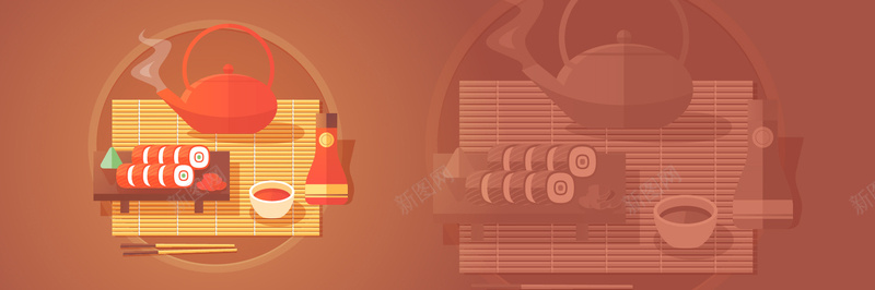 淘宝矢量卡通日本料理寿司茶具底纹海报背景jpg设计背景_88icon https://88icon.com 卡通 料理 日本 矢量 茶具 寿司 底纹 海报 背景