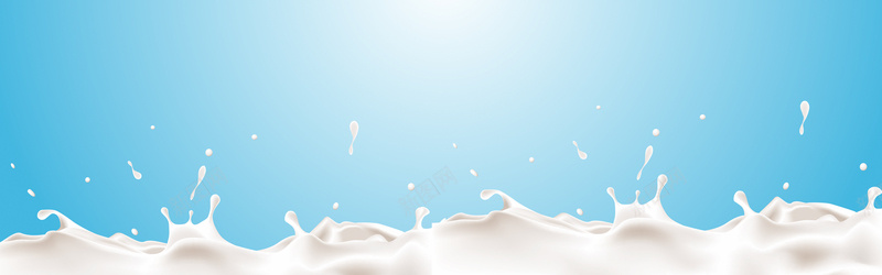 牛奶喷溅背景bannerjpg设计背景_88icon https://88icon.com 牛奶 喷溅 背景banner 蓝色 白色奶 海报banner