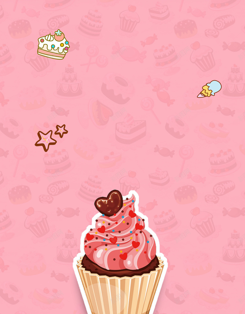 吃货节卡通可爱甜品店海报PSD背景图psd设计背景_88icon https://88icon.com 吃货节 卡通 可爱 甜品店 海报 PSD 背景图 蛋糕 手绘 粉色
