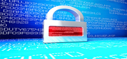 信息网络安全密码锁科技网络背景高清图片
