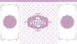 香槟色婚礼背景欧式紫色浪漫婚礼背景高清图片