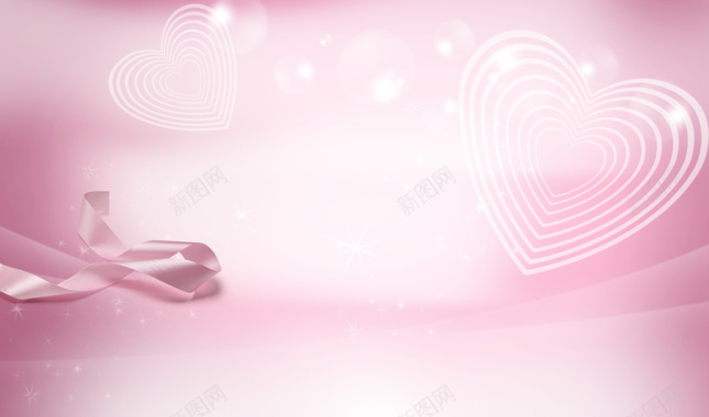 妇女节简约粉色海报背景素材背景
