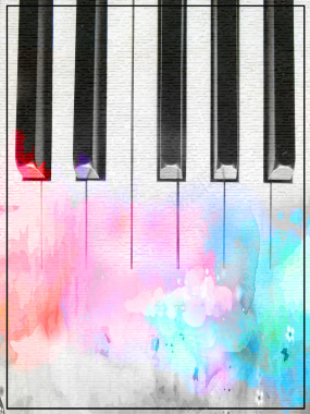 钢琴培训海报背景素材背景