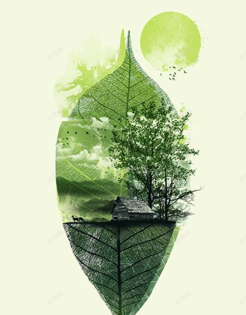 绿色健康生活背景jpg设计背景_88icon https://88icon.com 舒适 绿色树叶森林大自然健康