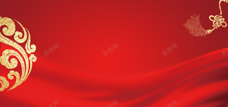 喜气节日红色大尺寸背景背景