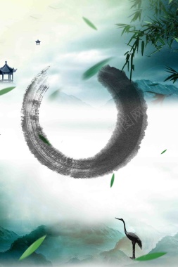 中国风二十四节气惊蛰海报背景模板背景