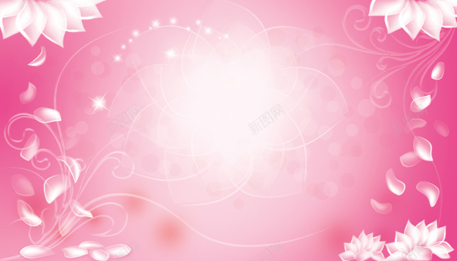 妇女节浪漫粉色背景素材背景