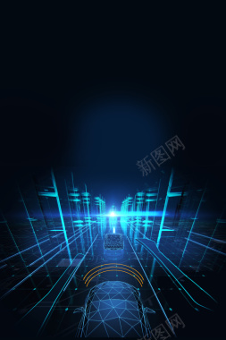 2018年赛速度与激情汽车上市海报背景