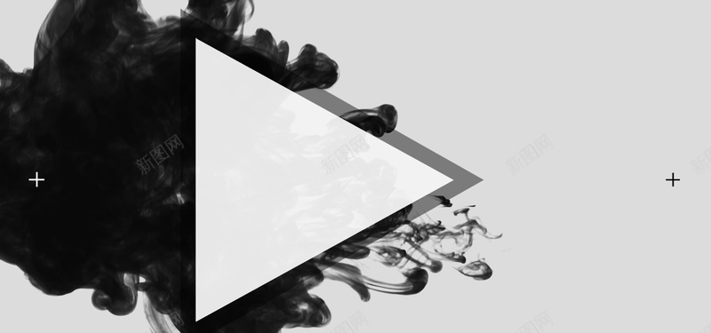 极简主义墨染简约三角展板bannerpsd设计背景_88icon https://88icon.com 极简主义 水墨 三角 简约 黑白 展板 banner 创意 炫酷