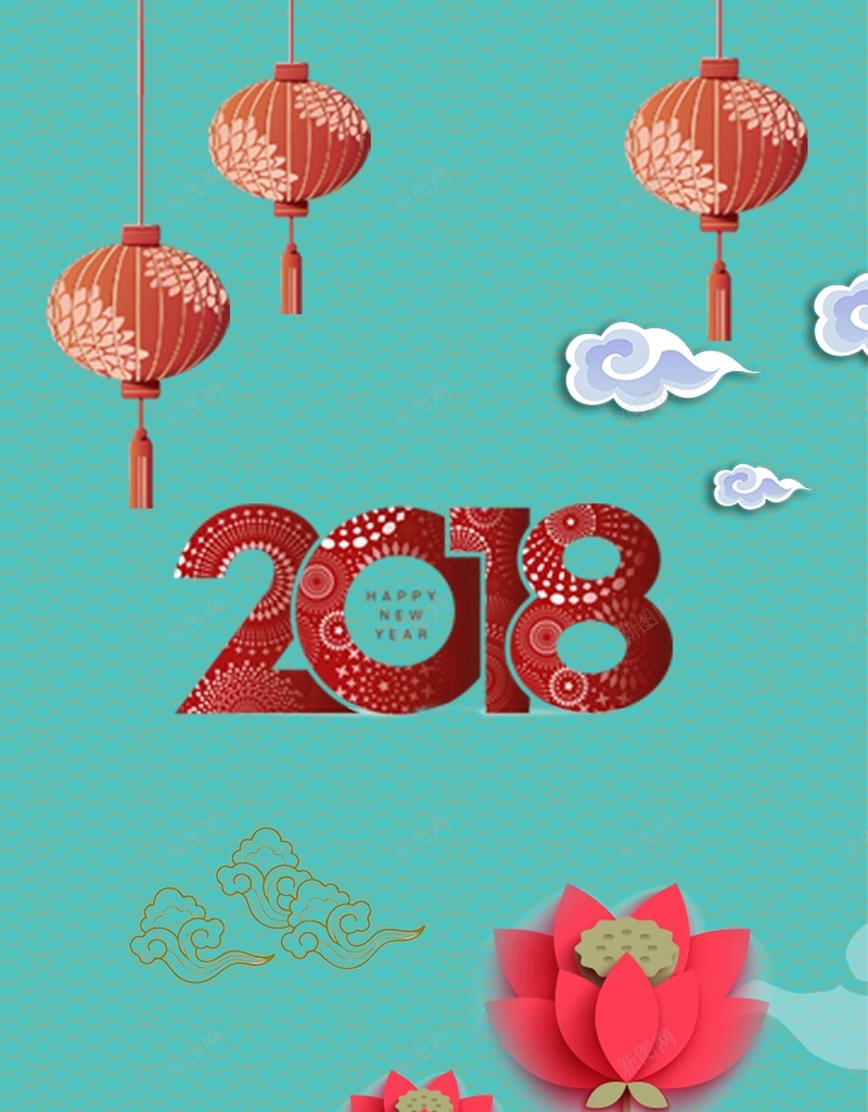 新年春节绿色3D立体新式简约背景jpg设计背景_88icon https://88icon.com 新年 春节 绿色背景 立体 2018年 3D 狗年 新式 创意 立体花 中国年 新春 简约背景