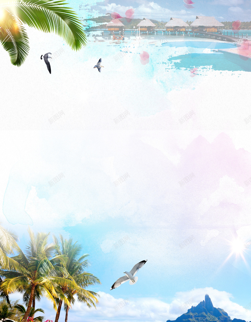 夏威夷旅游宣传海报psd设计背景_88icon https://88icon.com 夏威夷海报 浪漫夏威夷 度假 海滩 海边 美丽夏威夷 魅力夏威夷 椰树 夏日