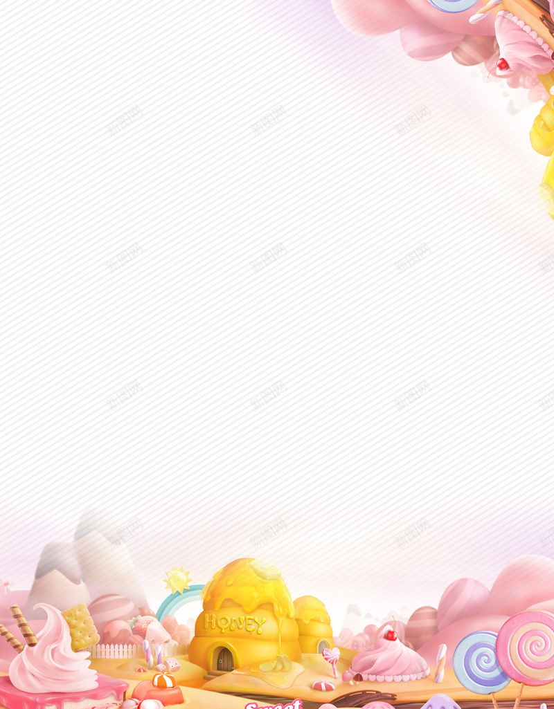 粉色浪漫梦幻城堡糖果美食背景素材psd设计背景_88icon https://88icon.com 城堡 梦幻 浪漫 粉色 糖果 美食 背景 素材