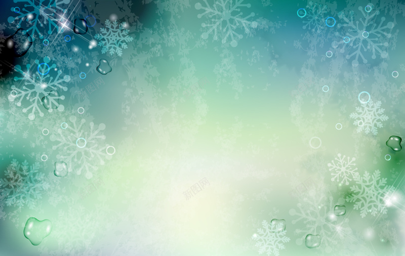 绿色卡通雪花背景psd设计背景_88icon https://88icon.com 卡通 水彩 水珠 绿色 雪花 闪亮 圆圈 童趣 手绘