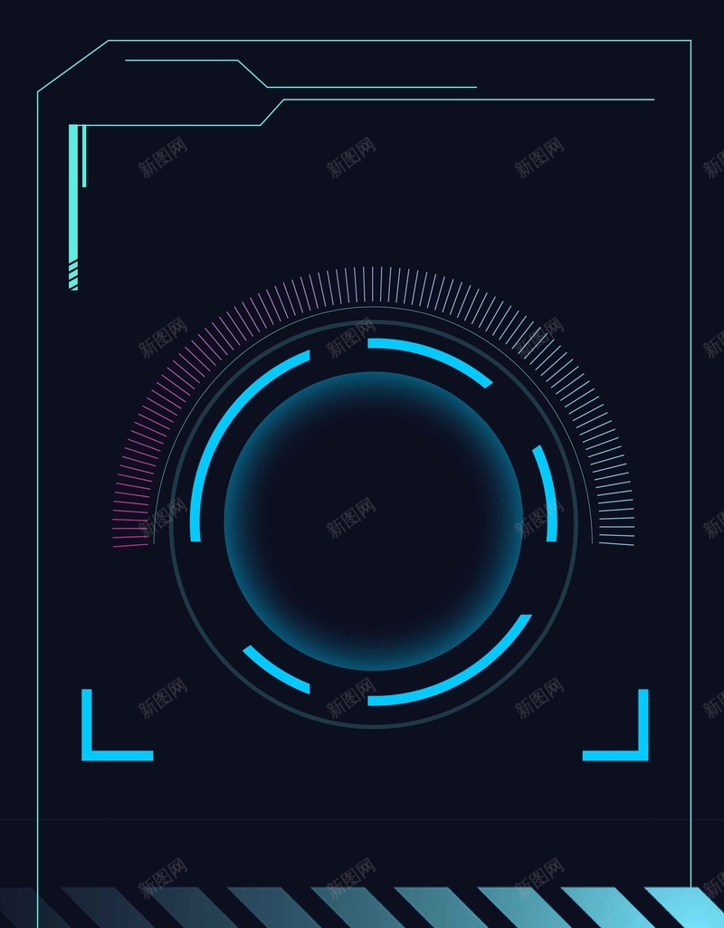 蓝色高端商务科技psd设计背景_88icon https://88icon.com 商务 大气 科技 蓝色 高端 机械 几何 形状 光线