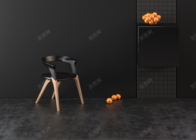 黑色质感H5背景jpg设计背景_88icon https://88icon.com 黑色 质感 底纹 炫酷 椅子 H5背景 水果 H5 h5 纹理