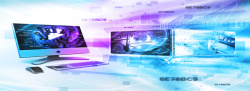 信息网络安全紫色大气网络科技背景高清图片