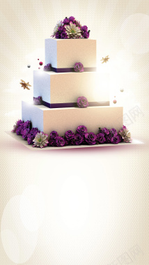 结婚蛋糕背景背景