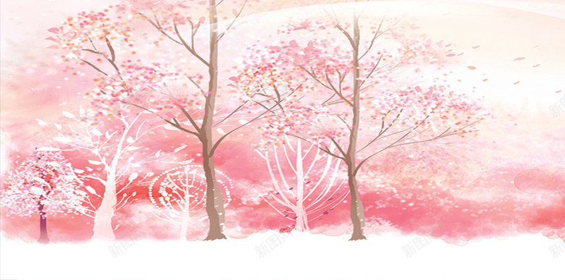 粉色三生三世十里桃花渐变唯美手绘背景素材jpg设计背景_88icon https://88icon.com 三生三世十里 唯美 桃花 渐变 粉色 手绘 背景 素材