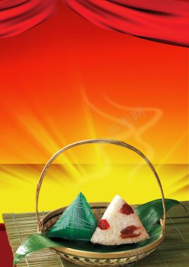 端午节粽子海报背景素材背景
