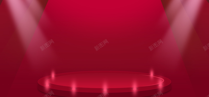 红色舞台大尺寸banner背景psd设计背景_88icon https://88icon.com 红色背景 舞台背景 激情 狂欢 盛典 服装宣传 家居宣传 化妆品宣传 喜庆