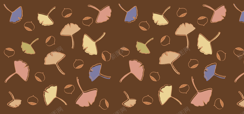 银杏树叶纹理背景psd设计背景_88icon https://88icon.com 银杏树叶 榛子 海报banner 质感 纹理 银杏树叶纹理背景