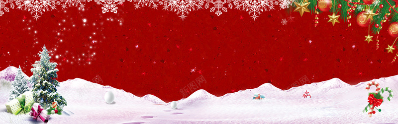 圣诞节红色喜庆海报banner背景psd设计背景_88icon https://88icon.com 圣诞节 红色 喜庆 海报背景 圣诞树 雪花 雪片 圣诞球 松枝 大礼包 雪景 雪山 铃铛 星星