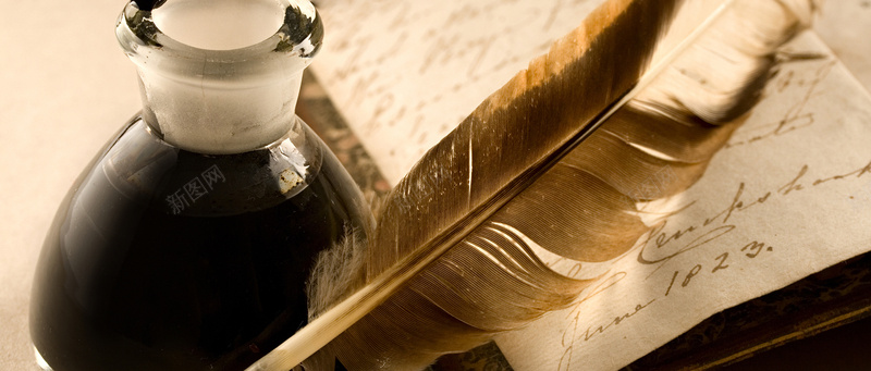 羽毛笔背景jpg设计背景_88icon https://88icon.com 羽毛笔 博客 广告 banner 高清 淘宝 墨水 海报banner 摄影 风景