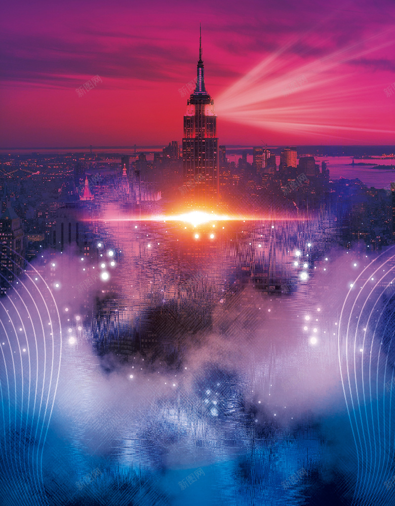 绚丽多彩城市夜景H5海报背景psd下载jpg设计背景_88icon https://88icon.com 城市 多彩 夜景 夜空 绚丽 建筑 高光 光线 模糊 光斑 晚霞 魔幻 微商 海报 H5 psd
