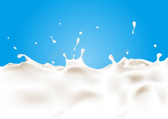 牛奶喷溅背景