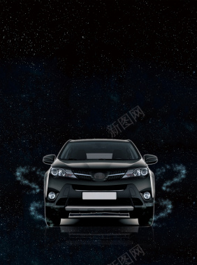 黑色时尚质感肌理底纹汽车海报背景素材背景