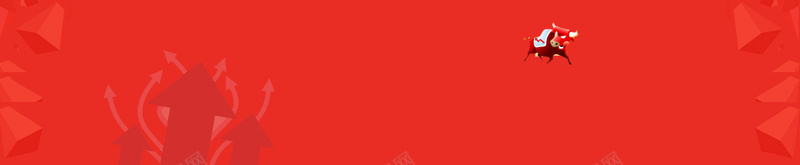 红色商务金融牛市活动bannerpsd设计背景_88icon https://88icon.com 商务 金融 股票 红色 箭头 几何 海报banner 科技 科幻