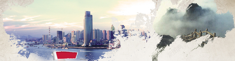 工业城市水墨旅游背景bannerjpg设计背景_88icon https://88icon.com 工业城市 城市 水墨 旅游 背景banner 海报banner