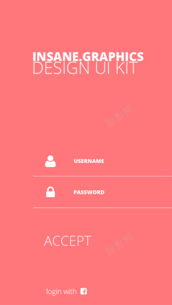 app登陆手机APP粉色简约背景设计高清图片