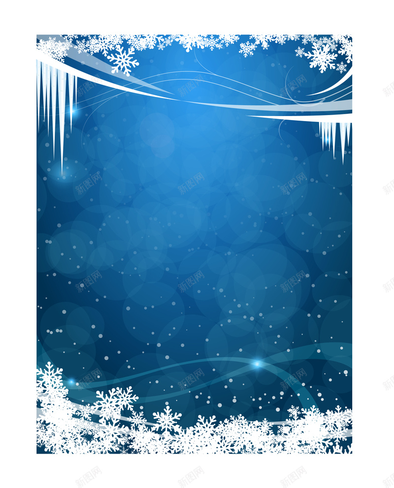 蓝色冰雪背景素材eps设计背景_88icon https://88icon.com 冰雪 雪 雪花 蓝色 圣诞节 新年 冬季 背景 冰雪背景 浪漫 梦幻
