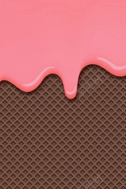 巧克力饼干粉色H5背景背景
