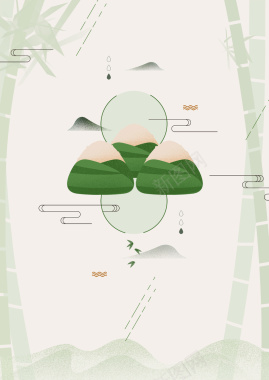 粽情端午背景图片背景