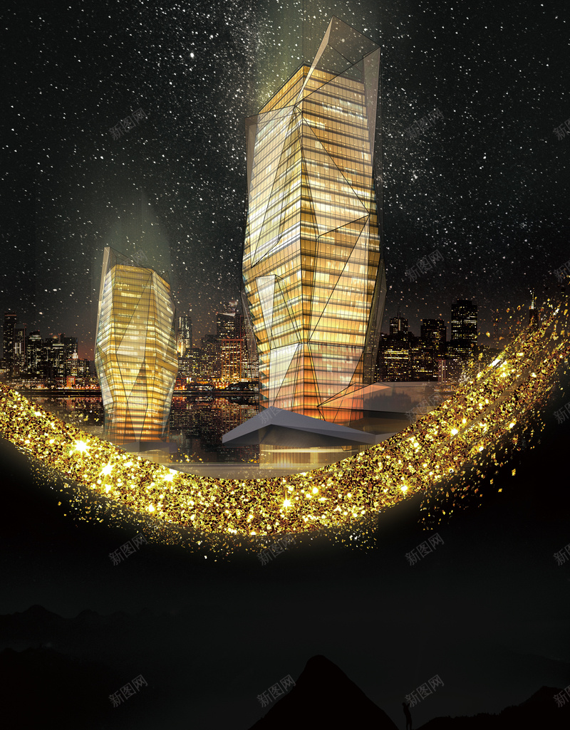 奢华大气高端房地产背景psd设计背景_88icon https://88icon.com 高端房地产 黑金 金粉 大气 房地产 毛笔立体字 广告 房地产海报 商业地产 房地产房地产海报