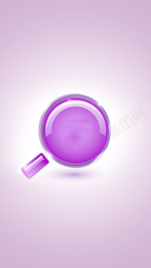 紫色科技梦幻搜索iconH5背景背景