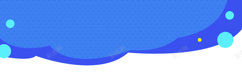 简约小清新卡通PSD分层bannerpsd设计背景_88icon https://88icon.com 简约 小清新 卡通 蓝色 不规则图形 圆形 浪花 PSD分层 banner