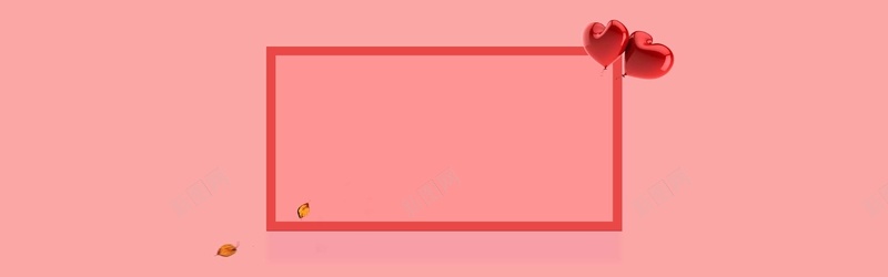 新年小清新服装天猫淘海报banner背景psd设计背景_88icon https://88icon.com 几何相框 心形气球 几何 气球 落叶 相框 红色 喜庆 服装 天猫淘宝