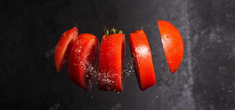 番茄背景图背景